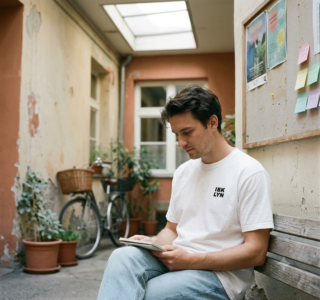 Soft Men's IBKLYN T-Shirt aus schwerer Baumwolle